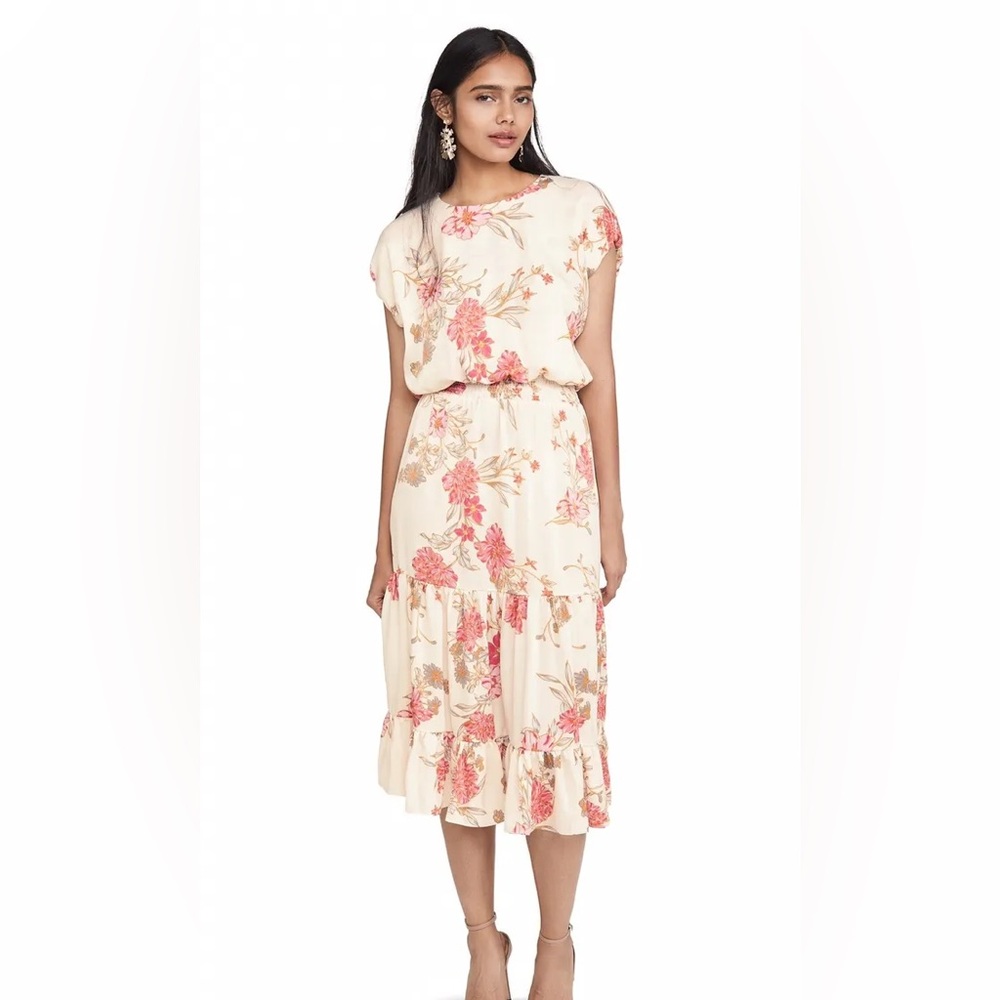 MISA LA Vintage Tiered Dress